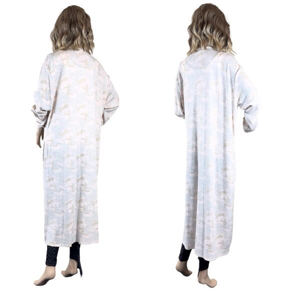VENUS COZY HACCI DUSTER SZ L $49 - Picture 8 of 10